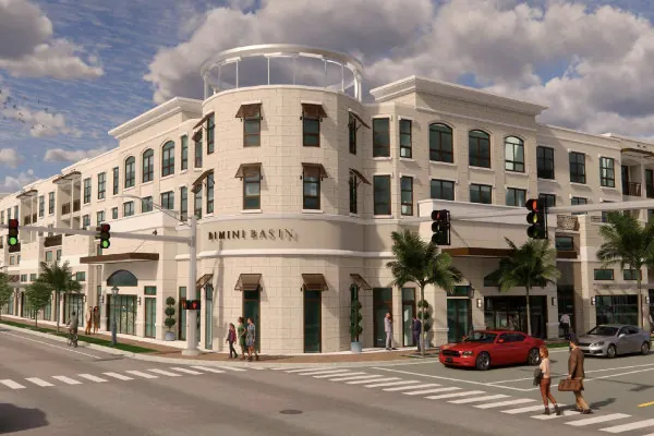 Bimini Square, a three-story mixed-use building in South Cape Coral